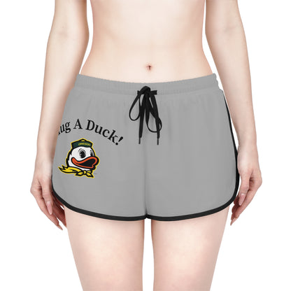 "Hug a Duck!" Women's Relaxed Shorts (AOP)