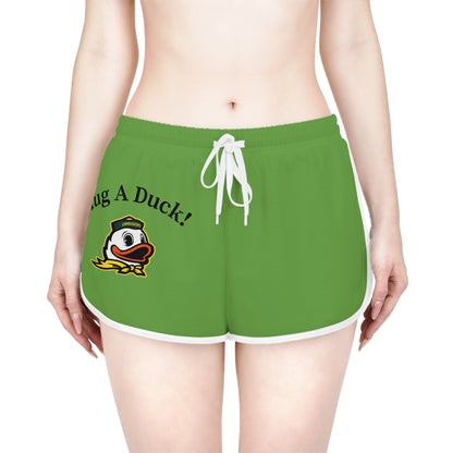 "Hug a Duck!" Women's Relaxed Shorts (AOP)