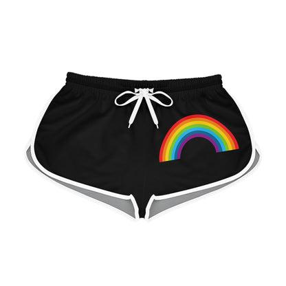 Nostalgic Brand "80's Rainbow" Women's Relaxed Shorts (AOP)