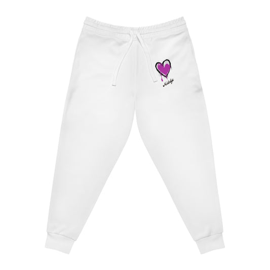 Nostalgic "Heart" Athletic Joggers (AOP)