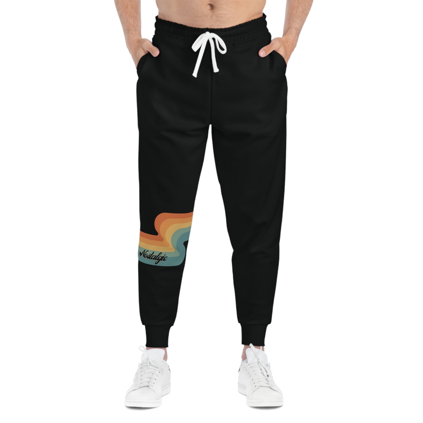 Nostalgic "Retro Rainbow" Athletic Joggers (AOP)