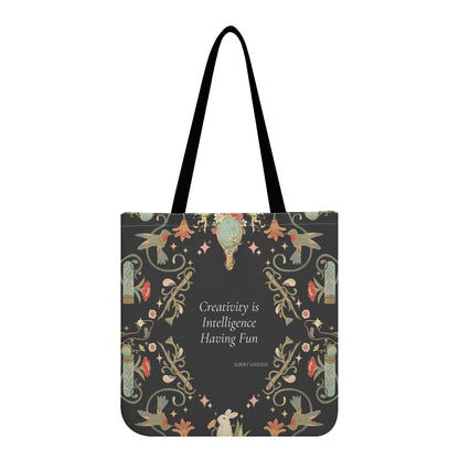 Creativity is Intelligence Having Fun All-Over Print Cloth Tote Bag