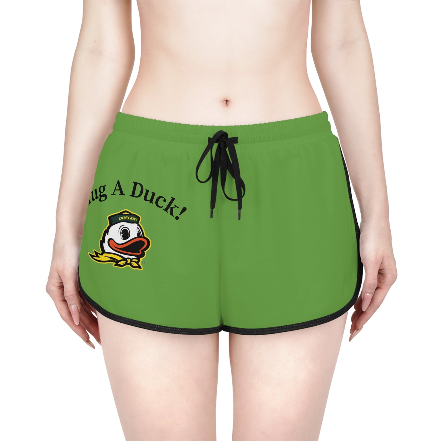 "Hug a Duck!" Women's Relaxed Shorts (AOP)