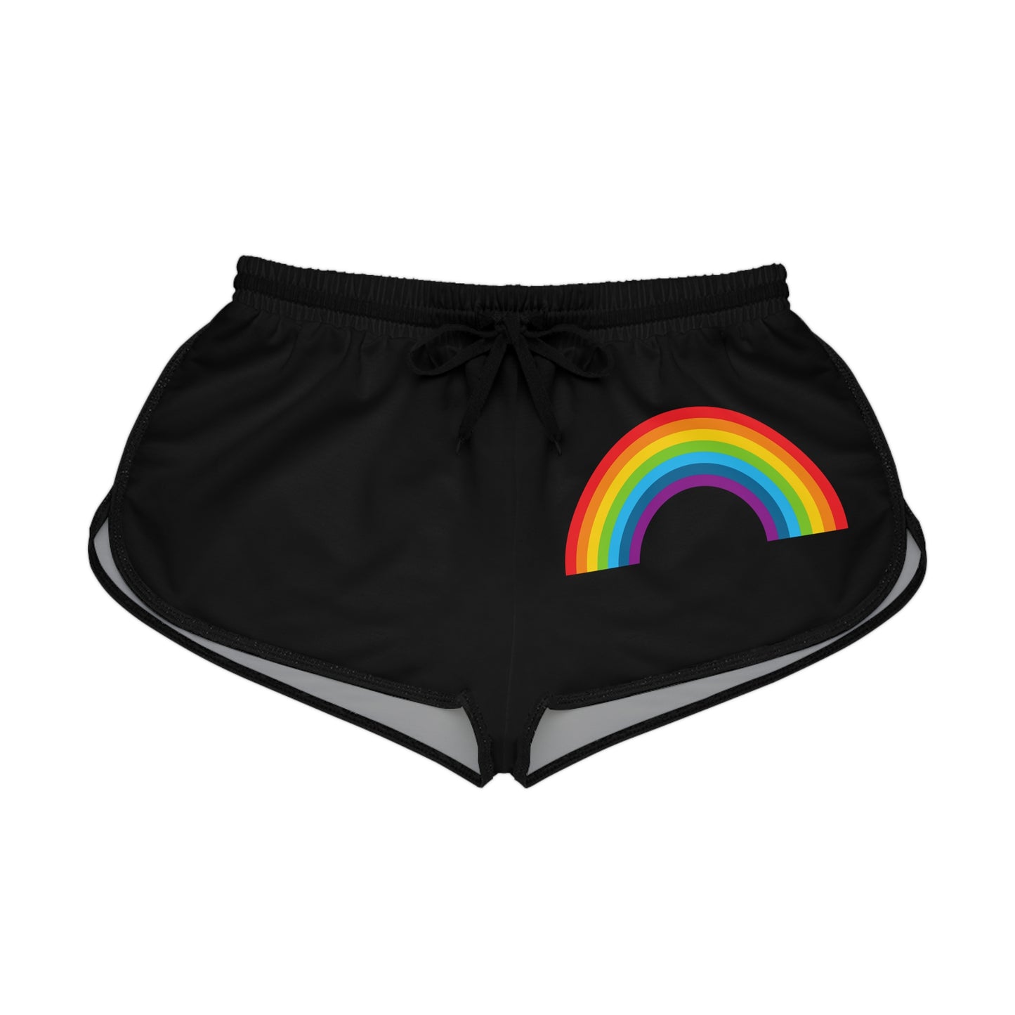 Nostalgic Brand "80's Rainbow" Women's Relaxed Shorts (AOP)