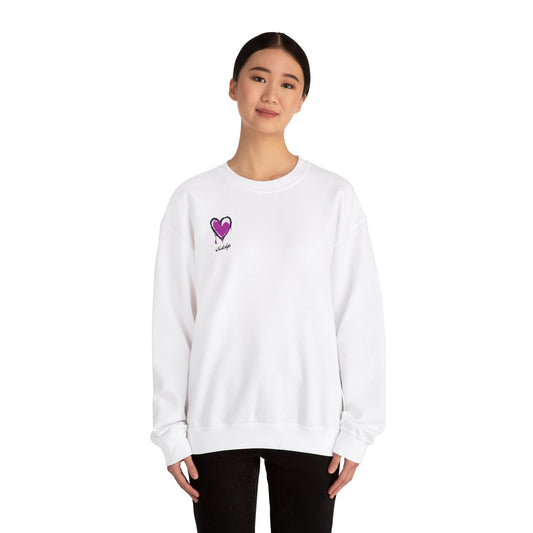 Nostalgic "Heart" Unisex Heavy Blend™ Crewneck Sweatshirt