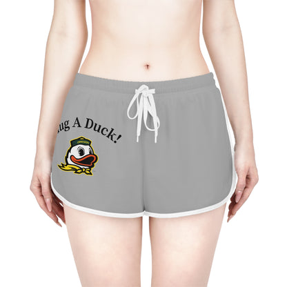 "Hug a Duck!" Women's Relaxed Shorts (AOP)